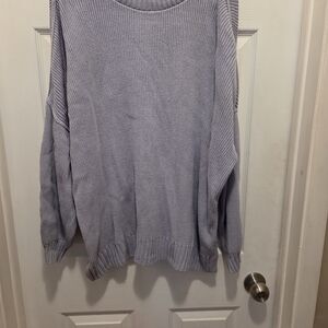 Hollister Light Purple Crew Neck Sweater